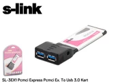 S-link SL-3EX1 Pcmci Express Pcmci Ex. To Usb3.0 Kart - 1