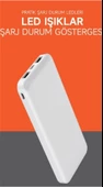 SnapMax SNP-3000 Beyaz 10.000 mah Powerbank 2x USB Çıkışlı 1 Type-C ve 1 Micro Girişli - 2