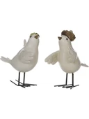 Lima Dans Eden Çift Kuşlar Biblo 12x13 cm - 3