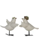 Lima Dans Eden Çift Kuşlar Biblo 12x13 cm - 1