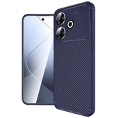 Oppo A3 2024 Kılıf Karbon Silikon Case Kapak - 4