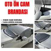 ÖN CAM BRANDASI 4 MEVSİM KULLANILIR MİFLONLU CAM KORUMA BRANDASI - 1