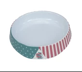 Bobo Kedi Köpek Melamin Mama ve Su Kabı BO-3150A5 230 ML Yeşil-Beyaz - 1