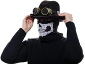 Nessiworld Siyah Renk Dikişsiz Çok Fonksiyonlu Çene Kafatası Yüz Maskesi Baf Buff Bandana Boyunluk Bileklik - 10