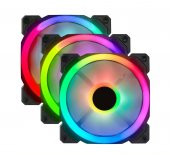 Gameforce 7R Pro Seri (3Lü Set) Rainbow Ledli Sessiz 120Mm 12Cm - 1