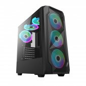 GAMEFORCE COLD 4x120mm Rainbow Fanlı Oyuncu Kasası - 1