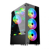 GAMEFORCE GLASS 6x120mm A-RGB Kontrolcülü Fan Oyuncu Kasası - 4