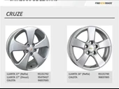 Chevrolet Cruze Jant Göbeği Orijinal GM thumbnail 2