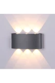 Antrasit Kasa 10 Watt Gün Işığı Iç Dış Mekan Dekoratif Led Aplik - 1