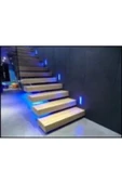 Dikdörtgen Sensörlü Mavi Işık Led Spot Merdiven Armatürü - 1