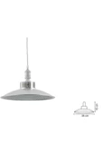 50 Watt 6500K Beyaz Işık Ledli Yüksek Tavan Armatürü, Led Avize, Led Armatür, Kafe, Otel, Ev Avizesi - 2