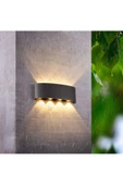 12 Watt Gün Işığı Dekoratif Işık Süzmeli Led Aplik, Modern Led Armatür, İç ve Dış Mekan Modern Aplik - 3