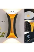 Lagos 10 Watt Abs Plastik Kasa Gün Işığı Dekoratif Led Aplik, Bahçe, Villa Dış Cephe Armatürü - 6