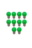 10 Adet K2 YEŞİL Işık 5 Watt Led Gece Lambası Ampulü, E27 Duylu Ağaç Feneri Ampulü - 1