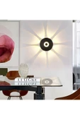 Dekoratif Işık Desenli 7 Watt Led Armatür 3000K Gün Işığı İç ve Dış Mekan Modern ve Şık Led Aplik - 4
