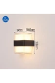 Maravi 10 Watt Gün Işığı Led Aplik, Bahçe, Balkon, Salon, Banyo, Villa Dış Cephe, Kapı Giriş Apliği - 4