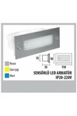 Sensörlü Led Armatür Krd06 Ip20 - 220v Gün Işığı - 1