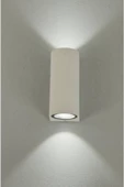 10 Adet Iç - Dış Mekan Dekoratif Çift Yönlü Modern Aplik - Oval Beyaz - 2