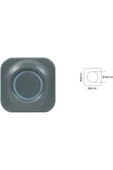 5 Watt Gün Işığı, ANTRASİT Kasa, Sensörsüz Merdiven, Basamak, Koridor, Antre Armatürü, Led Armatür - 2