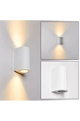 10 Adet Iç - Dış Mekan Dekoratif Çift Yönlü Modern Aplik - Oval Beyaz - 5