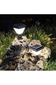 Güneş Enerjili Set Üstü Bahçe Armatürü, Solar Duvar Armatürü, Çim Üstü Solar Armatür, Set Üstü Aplik - 3