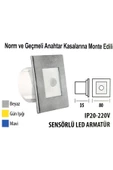 Sensörlü Led Armatür Krd03 Ip20 - 220 V. Beyaz Işık thumbnail 2