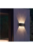 12 Watt Gün Işığı Dekoratif Işık Süzmeli Led Aplik, Modern Led Armatür, İç ve Dış Mekan Modern Aplik - 6