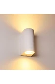 10 Adet Iç - Dış Mekan Dekoratif Çift Yönlü Modern Aplik - Oval Beyaz - 3