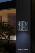Mavi Işık Led Iç - Dış Mekan Dekoratif Modern Lüks Aplik Ip65 - 2