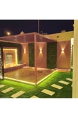 4 Watt AMBER Işık Ledli Dekoratif Işık Süzmeli İç ve Dış Mekan Aplik, Modern Armatür, Şık Armatür - 3