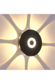 7 Watt Gün Işığı Ledli Yaprak Işık Desenli Dekoratif İç ve Dış Mekan Aplik, Modern Tasarım Armatür - 6