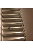 Mat Siyah, Dikdötgen Kasa, Sensörsüz 3 Watt Gün Işığı Led Merdiven, Basamak, Koridor, Hol Armatürü - 3