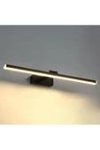 10 Watt 43 Cm Jasmin Flüt Aplik, Beyaz Işık Ledli Metal Led Aplik, Yatak Başı, Ayna, Tablo Apliği - 3