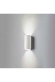 10 Adet Iç - Dış Mekan Dekoratif Çift Yönlü Modern Aplik - Oval Beyaz - 4