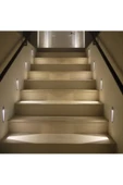 Mat Siyah, Dikdötgen Kasa, Sensörsüz 3 Watt Gün Işığı Led Merdiven, Basamak, Koridor, Hol Armatürü - 4