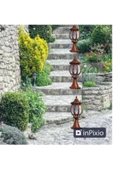 Sekizgen Eskitme Set Üstü Bahçe Armatürü, Bahçe Apliği, Set Üstü Dekoratif Armatür, Bahçe Armatürü - 3