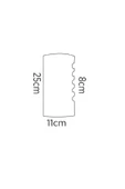 ECN-5023 24W Oval Dekoratif Dış Mekan Aplik Günışığı - 3
