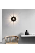 7 Watt Gün Işığı Ledli Yaprak Işık Desenli Dekoratif İç ve Dış Mekan Aplik, Modern Tasarım Armatür - 3