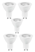 5 Adet 7 W Beyaz Işık 1. Sınıf Gu10 Duy Led Ampul - 6500 Kelvin - 1