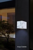 Mavi Işık Led Iç Dış Mekan Dekoratif Modern Aplik - 3