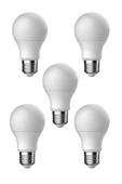 5 Adet 9 Watt E27 Duylu Led Ampul - Beyaz Işık- 5'li Paket - 1