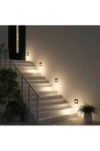 5 Watt Beyaz Işık ANTRASİT Kasa, Sensörsüz Merdiven, Basamak, Koridor, Antre Armatürü, Led Armatür thumbnail 4