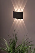 Uranüs Mermer Desen Kasa Gün Işığı Ledli Dekoratif Işık Süzmeli Iç Dış Mekan Modern Aplik - 1