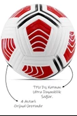 Futbol Topu Score Sert Zemin Halı Sahada Topu No:5 Kırmızı thumbnail 3