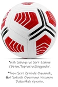 Futbol Topu Score Sert Zemin Halı Sahada Topu No:5 Kırmızı thumbnail 4