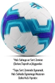 Telvesse Orijinal Futbol Topu Premiera Sert Zemin Halı Saha Futbol Topu Hibrit Mavi No:5 thumbnail 4