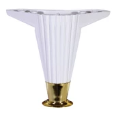 Mobilya Kanepe Masa Sehpa Ayağı 12 Cm Beyaz Baza Ayak 4 Adet - Masa Ayakları - Tek Ebat - 2