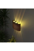 Uranüs Eskitme Kasa Amber Işık Ledli Dekoratif Işık Süzmeli Iç Dış Mekan Modern Aplik - 4