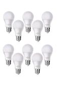 10 Adet 10 Watt Enerji Tasarruflu Gün Işığı Led Ampul - 2