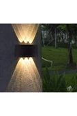 6 Watt Siyah Kasa Gün Işığı Dış Mekan Çift Yönlü Modern Led Aplik ( Ip65 ) - 1